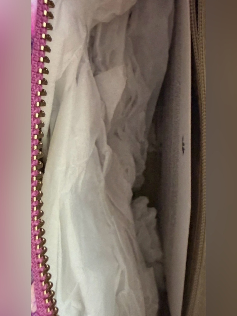 BRAHMIN PURPLE IRIS LORELEI PURPLE & PINK IRIDESCENT GLOW NWT FIRM $ HARDTOFIND - Picture 8 of 12